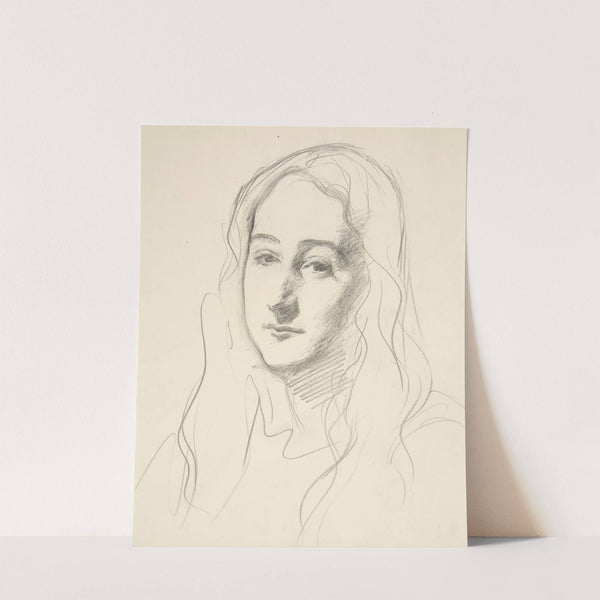 Head of a Young Woman by John Singer Sargent