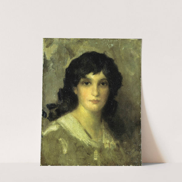 Head of a Young Woman (ca 1840) by James Abbott McNeill Whistler