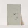 Head of a young woman by Victor Müller