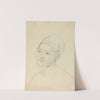 Head of a Young Woman by Moritz Daniel Oppenheim