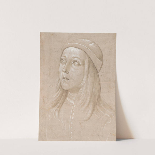 Head of a Youth Looking Up by Pinturicchio