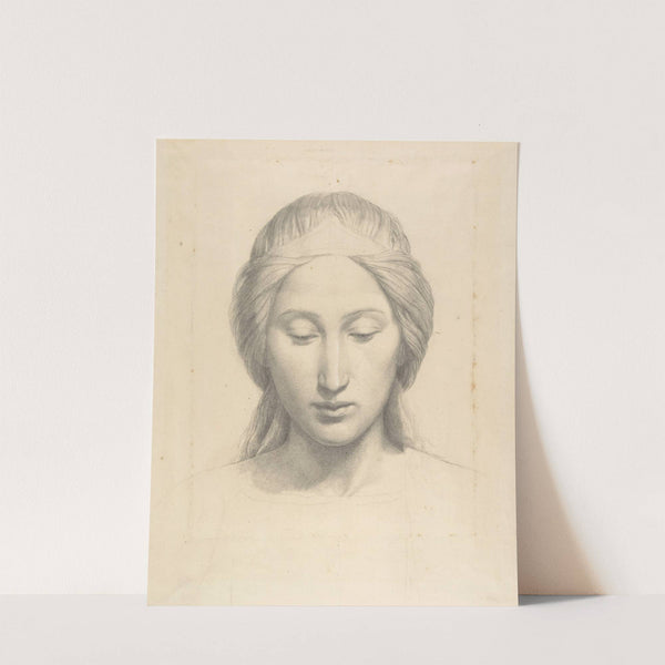 Head of an Angel by Alphonse-Henri Perin