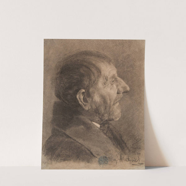 Head of an elderly man by Teodor Axentowicz