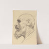 Head of an Old Man by Alphonse Legros