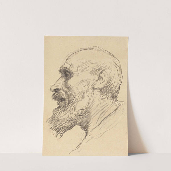 Head of an Old Man by Alphonse Legros