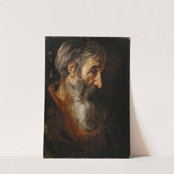 Head of An Old Man by Follower of Pieter van Mol