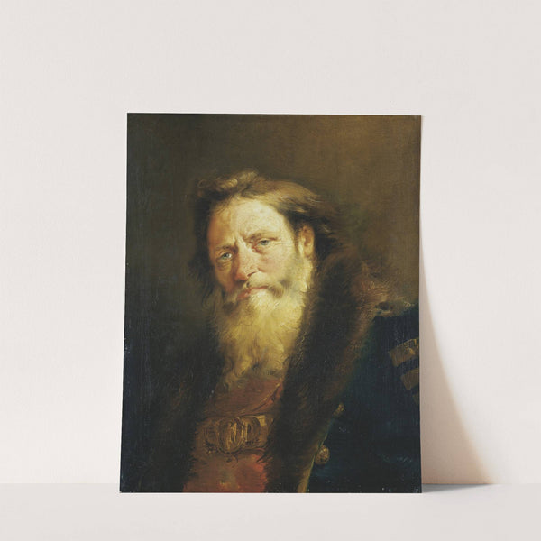 Head of an Old Man (1751-1760) by Giovanni Domenico Tiepolo