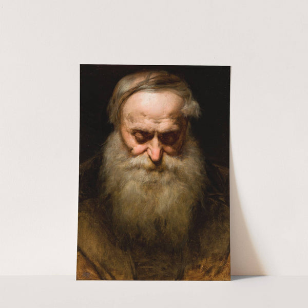 Head of an Old Man with a Grey Beard by Jan Matejko