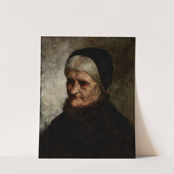 Head of an Old Woman by Robert Koehler