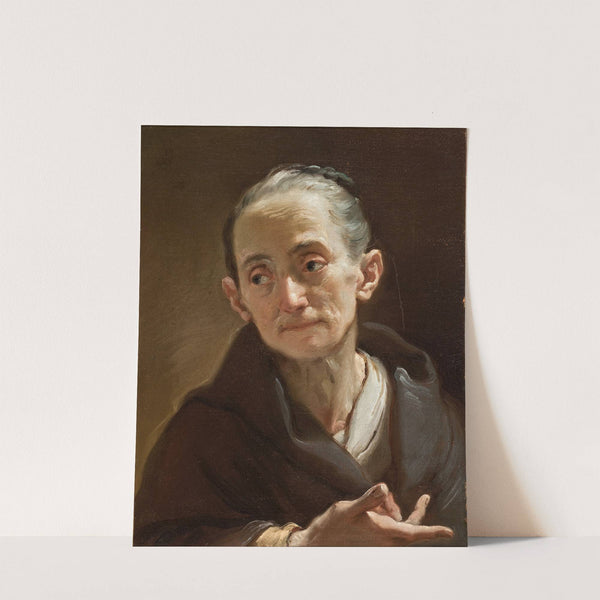 Head of an Old Woman by Ubaldo Gandolfi
