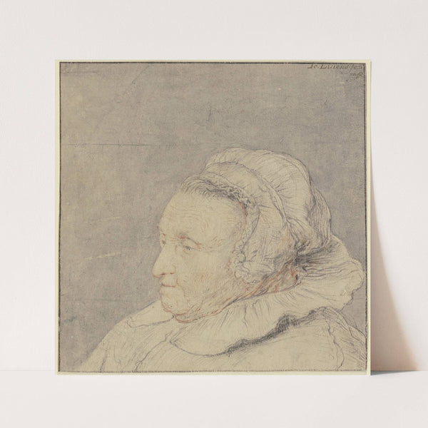 Head of an old woman (ca 1630) by Jan Lievens