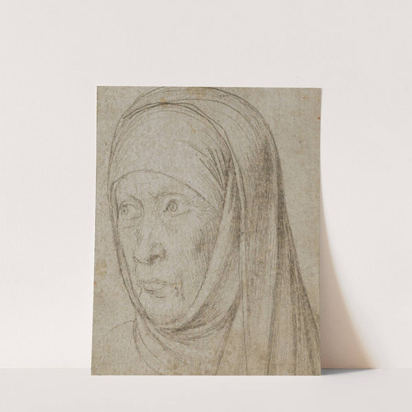 Head of an Old Woman by Hans Holbein The Elder