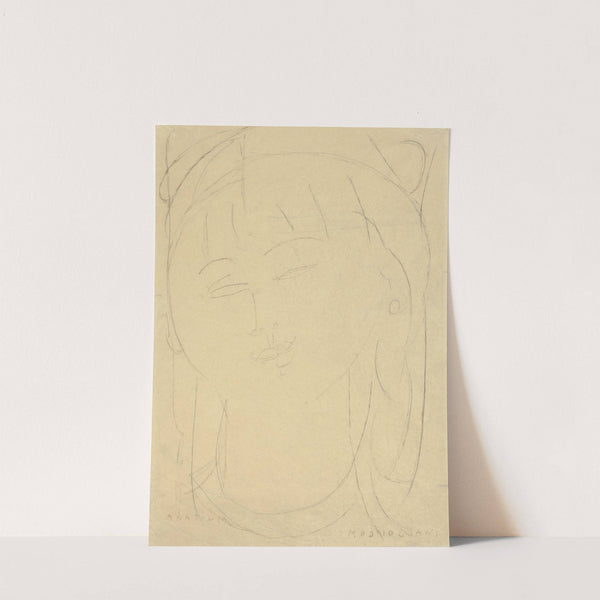 Head of Anatolia (1900-20) by Amedeo Modigliani