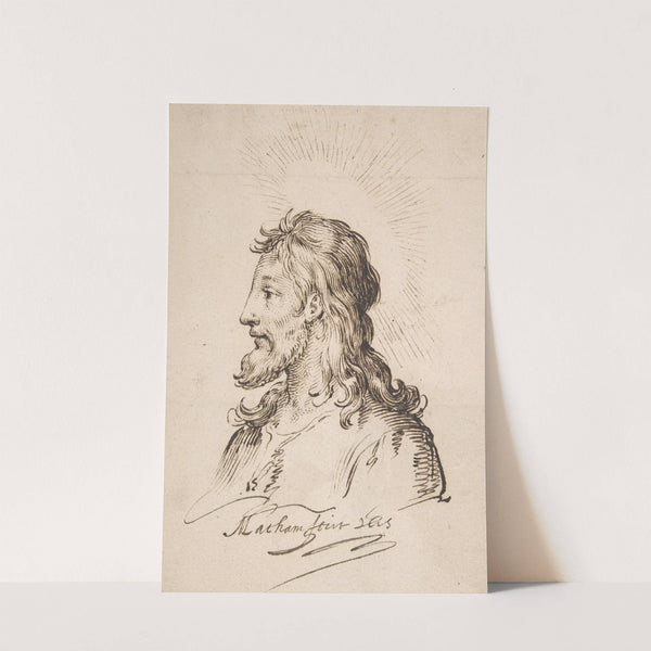Head of Christ by Jacob Matham