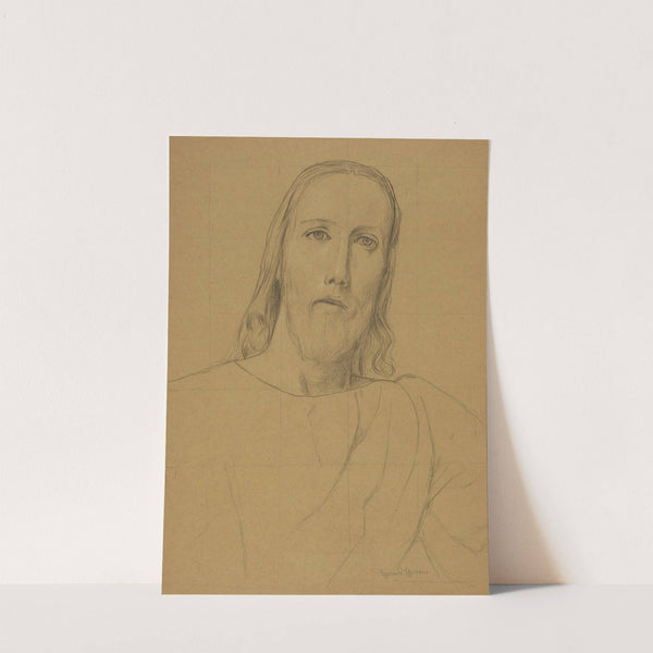 Head of Christ (1908) by Hans Thoma