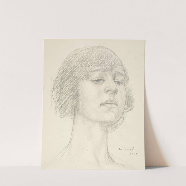 Head of Dora Carrington (1913) by Mark Gertler