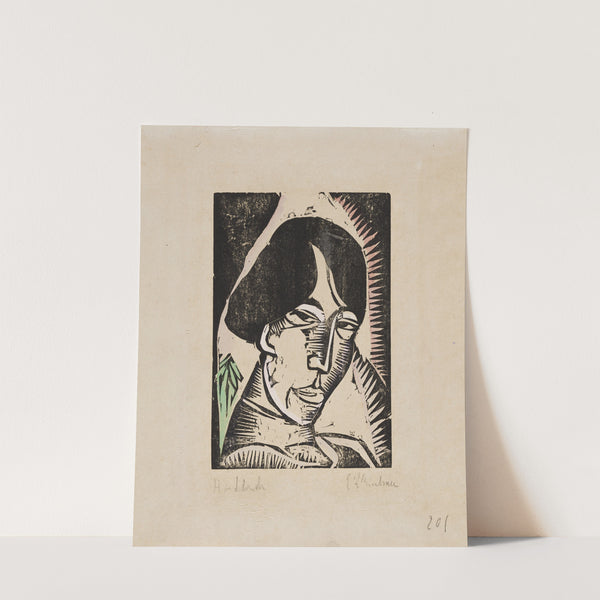 Head of Erna (1912) by Ernst Ludwig Kirchner