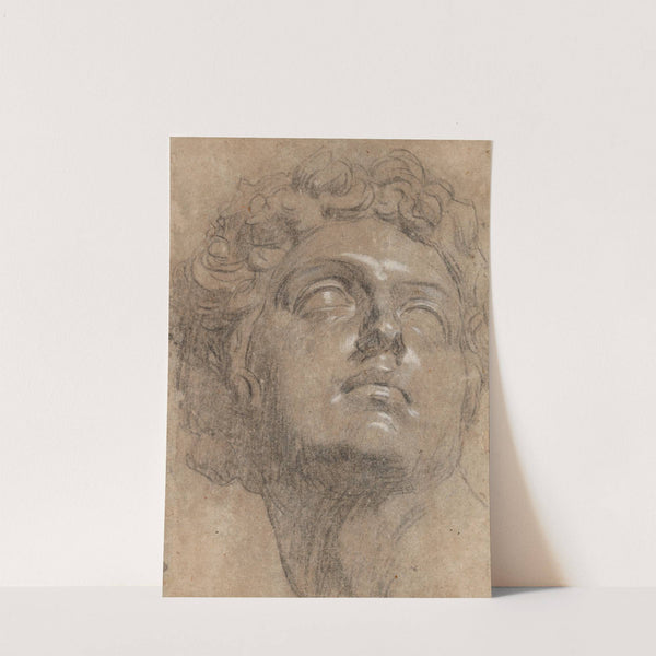 Head of Giuliano de’ Medici, after Michelangelo by Jacopo Tintoretto