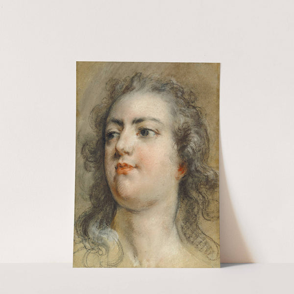 Head of King Louis XV (about 1729) by François Lemoyne
