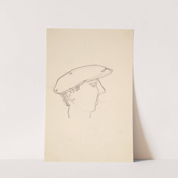 Head of Man Smoking (early 20th century) by Charles Demuth