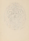 Head of Pan in an Oval Ornamental Field (1895)