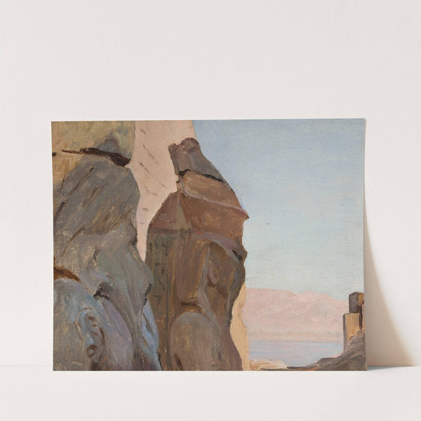 Head of Ramses. From the journey to Egypt (1903) by Jan Ciągliński