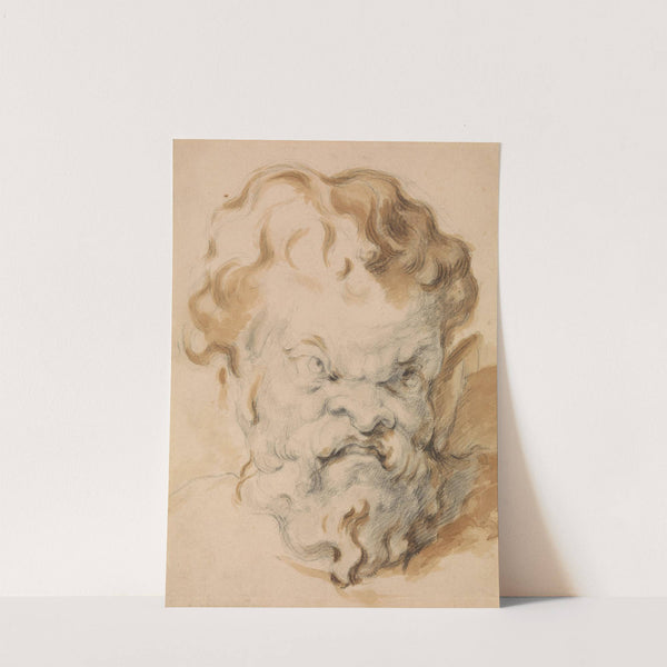 Head of Silenus (1855–1906) by Paul Cézanne