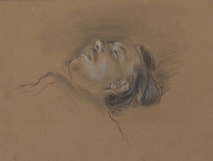 Head of the Fallen Jockey (study for ‘Scene from the Steeplechase – The Fallen Jockey’)