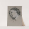 Head of the 'reading woman' by Victor Müller