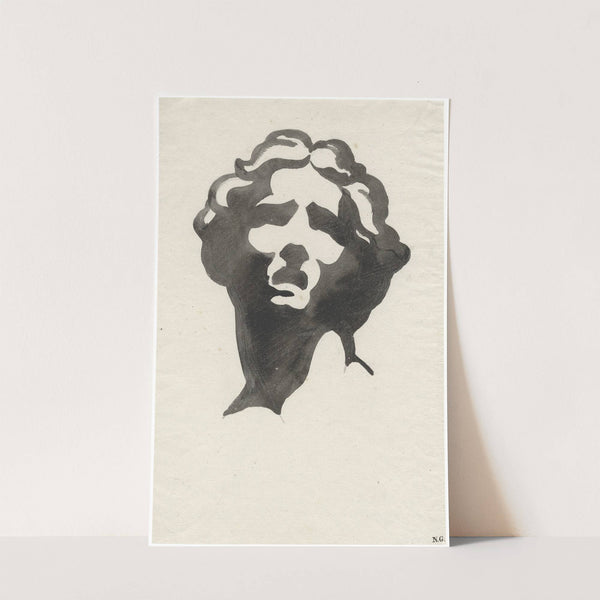 Head of the so called dying Alexander by David Humbert de Superville