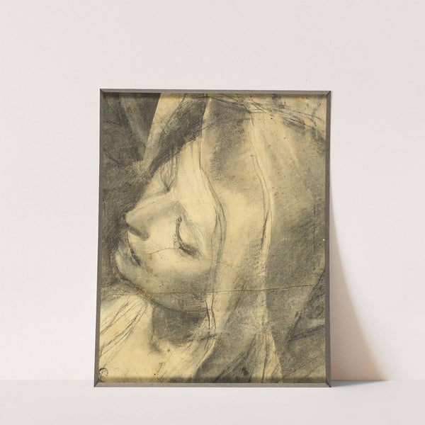 Head of the Swooning Virgin; Study for the Deposition by Federico Barocci