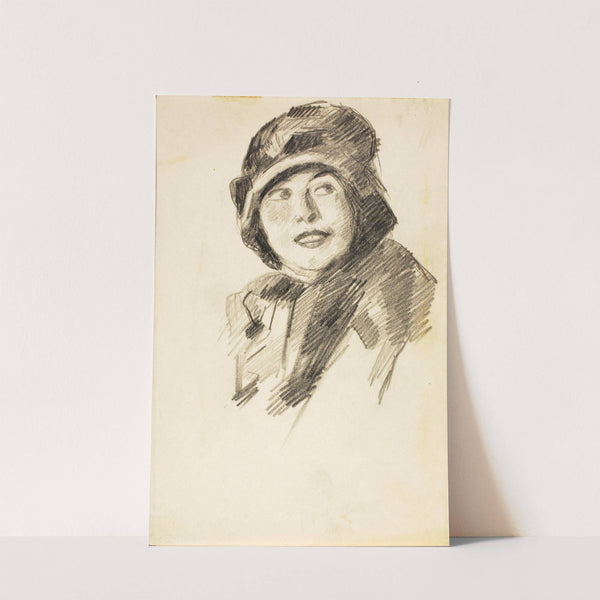 Head of Woman by Carl Newman