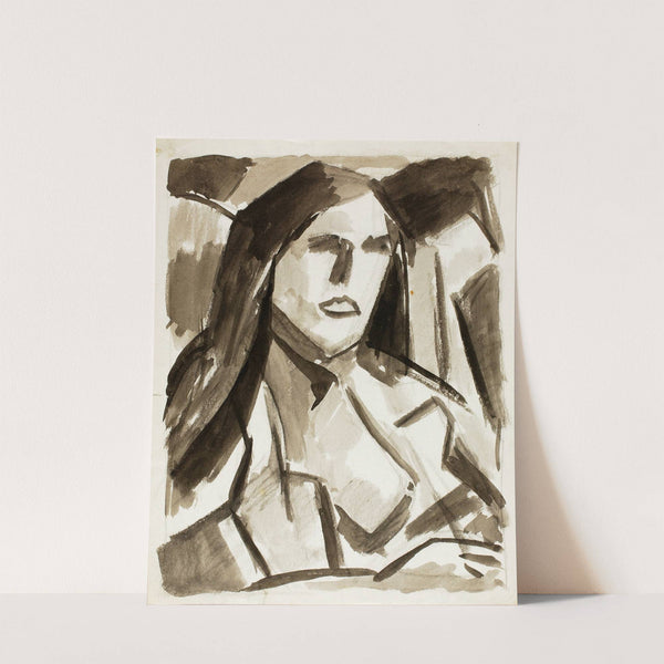 Head of Woman by Carl Newman