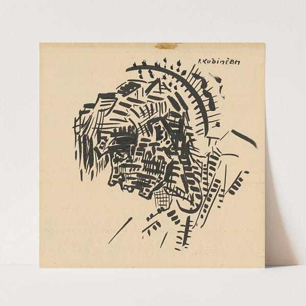 Head (Self-portrait as P. Kubínčan) by Arnold Peter Weisz-Kubínčan