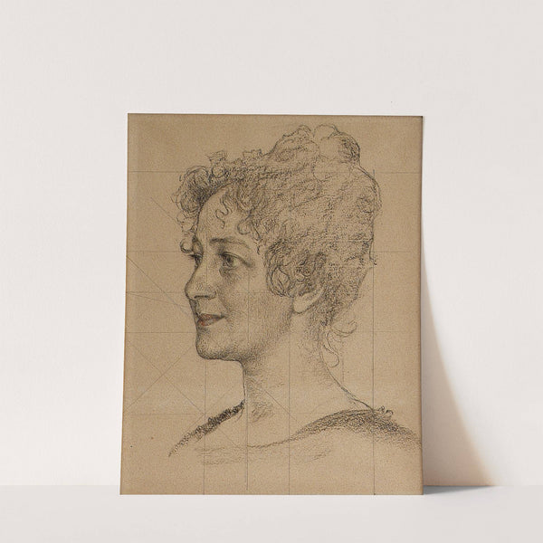 Head Study Mrs. Signe Thiel by Carl Larsson