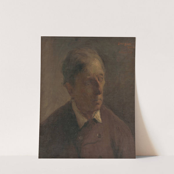 Head Study of a Man by Elemír Halász-Hradil