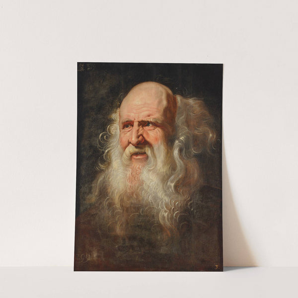 Head study of a man by Follower of Peter Paul Rubens