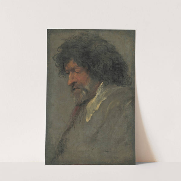 Head study of a man by Anthony van Dyck