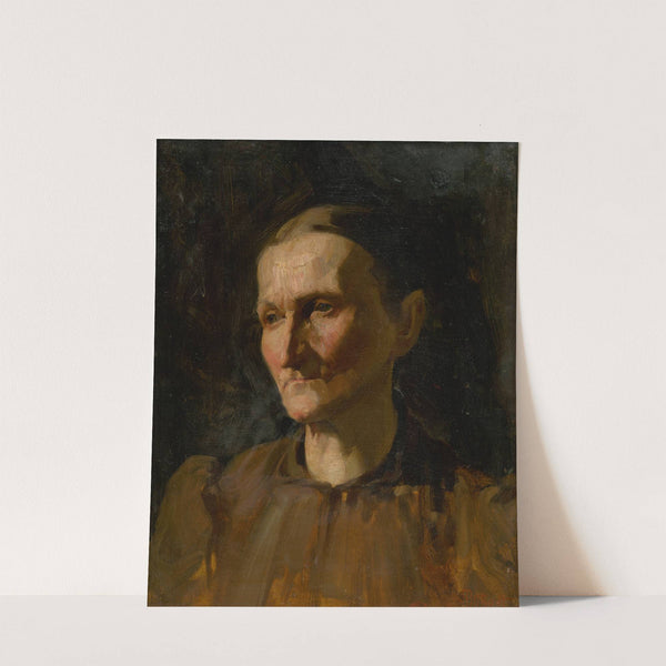 Head Study of a Woman (1920–1929) by Ľudovít Pitthordt