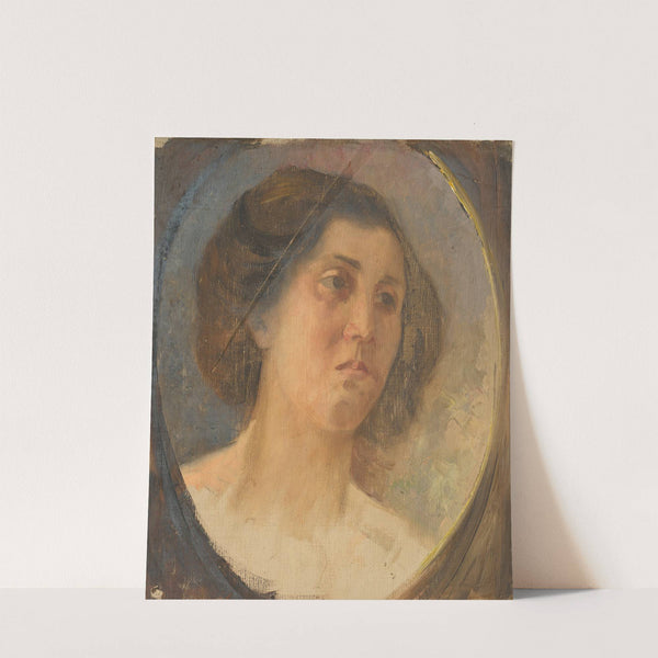 Head Study of a Woman by Aurel Ballo