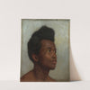 Head study of a young black man (1880) by Hans Thoma