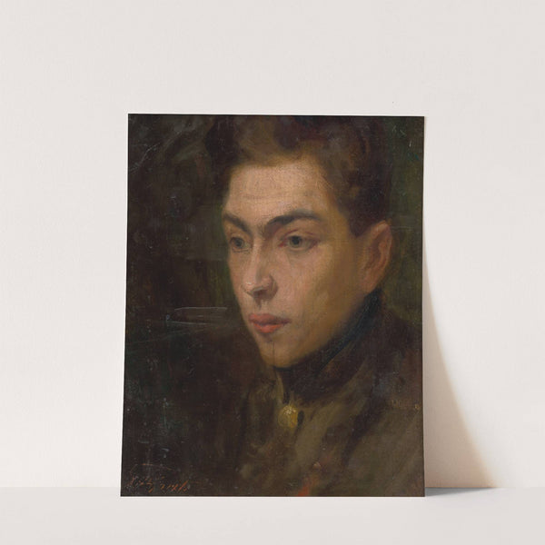 Head Study of a Young Man (1890) by Ľudovít Pitthordt