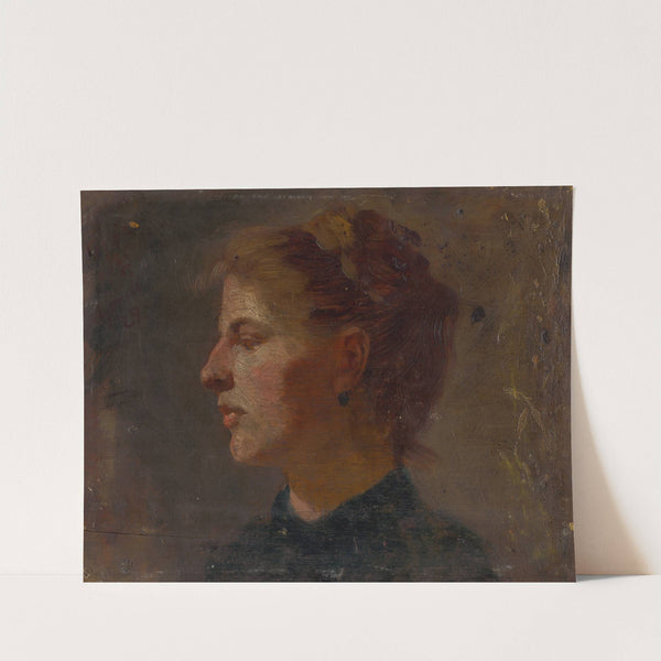 Head Study of a Younger Woman by Ferdinand Katona