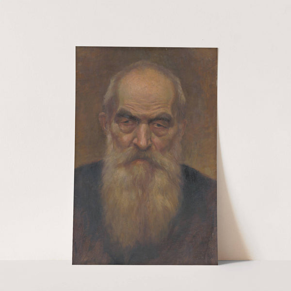 Head Study of an Old Man with a Beard by Ladislav Treskoň