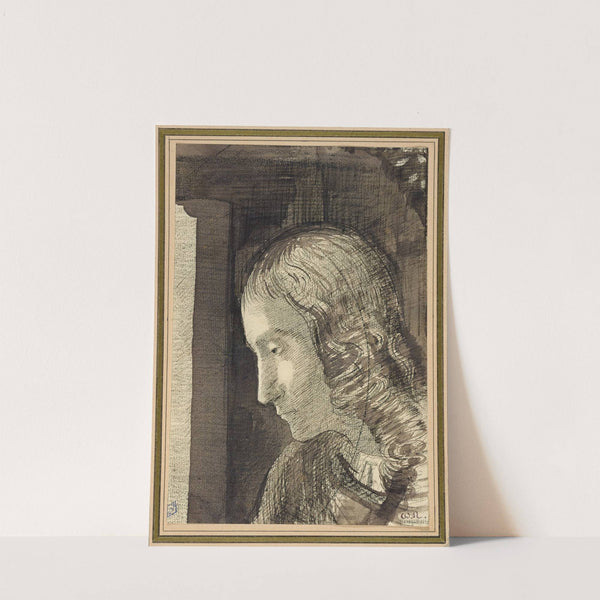 Head to the left by Odilon Redon