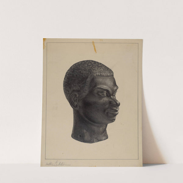 Head (Top of Hitching Post) (c. 1937) by Milton Grubstein