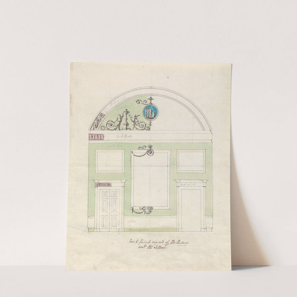 Headfort House, Ireland: Elevation of One End of the Parlor by Robert Adam