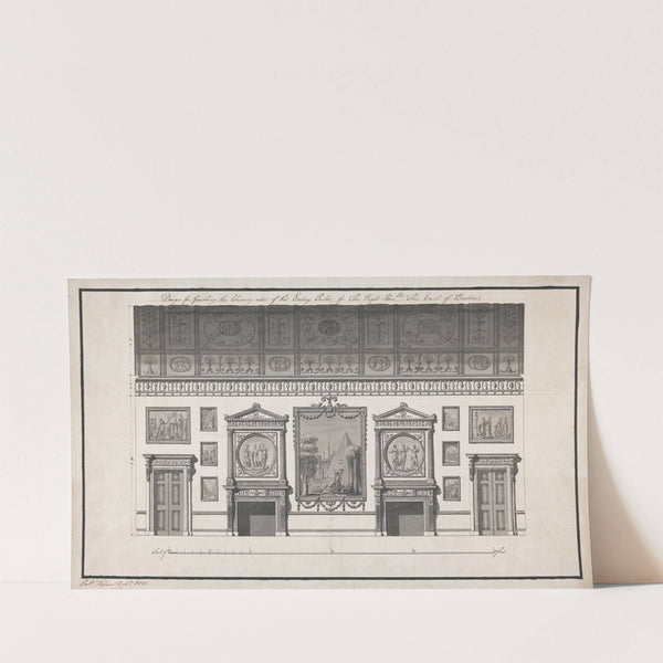 Headfort House, Ireland: Elevation of the Eating Parlor (1771) by Robert Adam