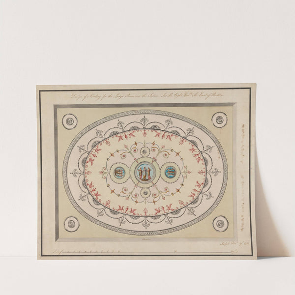 Headfort House, Ireland: Lady's Room Ceiling by Robert Adam