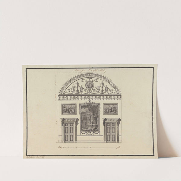 Headfort House, Ireland: Section of One End of the Parlor by Robert Adam